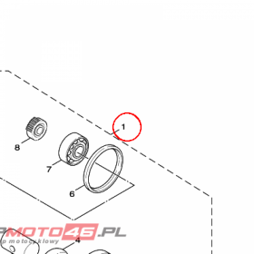 YAMAHA - WAL KORB. nr: 5S9E14000000