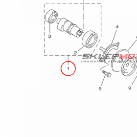 YAMAHA - WALEK ROZRZ. nr: 5SEE21700000