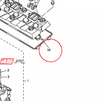 YAMAHA - uszczelka pokrywy zaw. nr: 5SL-11193-00 > 5SL111930000