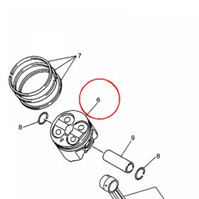 YAMAHA - tlok nr: 5SL116310000