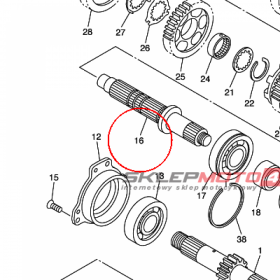 YAMAHA - WALEK SKRZYNI B. nr: 5SL174210000