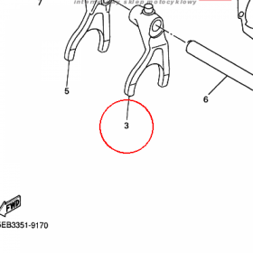 YAMAHA - wodzik nr: 5SL185110000