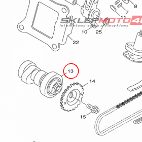 YAMAHA - WALEK ROZRZ. nr: 5STE21700000