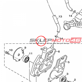 YAMAHA - WATER PUMP ASSY nr: 5STE24201000