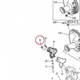 YAMAHA - SEAL nr: 5TA142390000