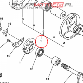 YAMAHA - WAL KORB. nr: 5TG114003100