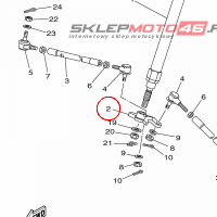 YAMAHA - ARM, PITMAN nr: 5TG238161000