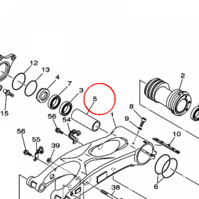 YAMAHA - ZAPINKA nr: 5TG253170100