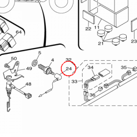 YAMAHA - WIRE, LEAD nr: 5TG825410000