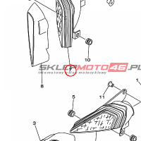 YAMAHA - reflektor nr: 5TG843100300