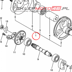 YAMAHA - WAL KORB. nr: 5TJ114002100