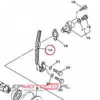 YAMAHA - NAPINACZ LANC. ROZ. nr: 5UH122410100