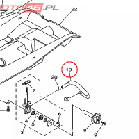 YAMAHA - PIPE, FUEL 1 nr: 5UHF43110000
