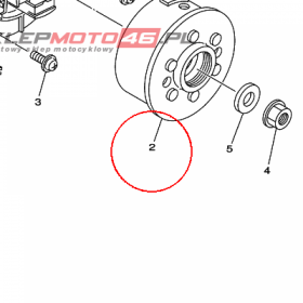 YAMAHA - WIRNIK nr: 5UP855500000