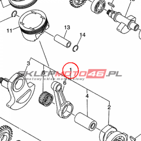 YAMAHA - WAL KORB. nr: 5VK114000000