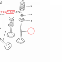 YAMAHA - 5VK121110000 nr: 5VK121110000