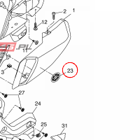 YAMAHA - EMBLEMAT nr: 5VKF413B0100