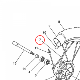 YAMAHA - SZPRYCHY KOMPL. nr: 5VKF51040100