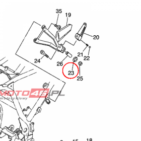 YAMAHA - WASHER SPECIAL nr: 5VKF74370000