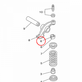 YAMAHA - ZAMEK ZAWORU nr: 5VLE21180000