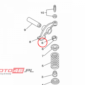 YAMAHA - ZAMEK ZAWORU nr: 5VLE21181000