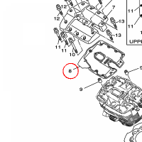 YAMAHA - uszczelka pokrywy zaw. nr: 5VN111930100