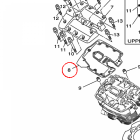 YAMAHA - uszczelka pokrywy zaw. nr: 5VN111930100