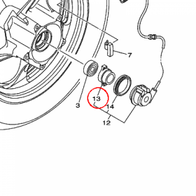 YAMAHA - WIRNIK nr: 5VU2517G0000 > 5RB2517G0000