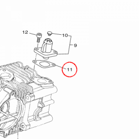 YAMAHA - USZCZELKA nr: 5VVE22130100