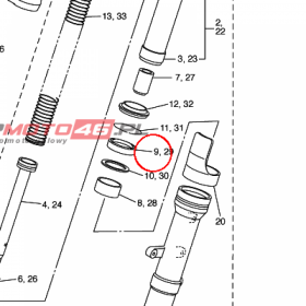 YAMAHA - simmering nr: 5VX231450000