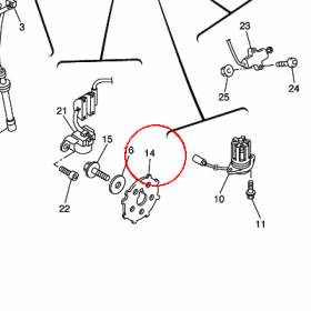 YAMAHA - WIRNIK nr: 5VX816730000