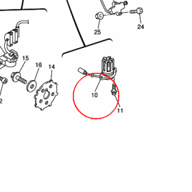 YAMAHA - WSKAZNIK OLEJU nr: 5VX857200100