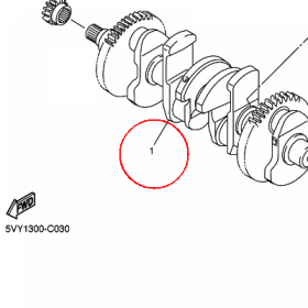 YAMAHA - WAL KORBOWY nr: 5VY114110100