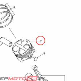 YAMAHA - tlok nr: 5VY116311000