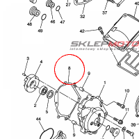 YAMAHA - uszczelka nr: 5VY154510000