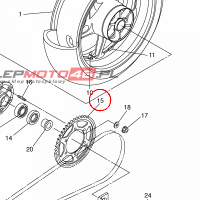 YAMAHA - ZEBATKA ZDAWCZA nr: 5VY254452000