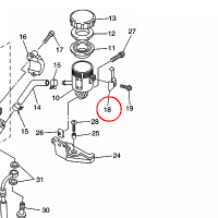 YAMAHA - HOLDER nr: 5VY2589G0000