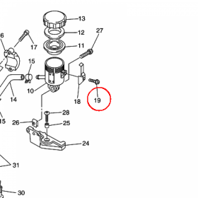 YAMAHA - SCREW nr: 5VY2589H0000