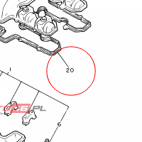YAMAHA - uszczelka pokrywy zaw. nr: 5WM111930000