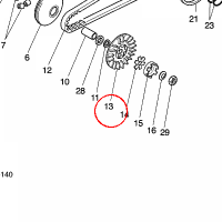 YAMAHA - KOLO PASOWE nr: 5WWE76111000
