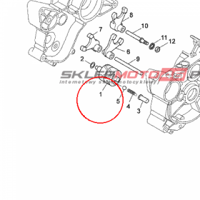 YAMAHA - WALEK KRZYWKOWY nr: 5WXE85401000