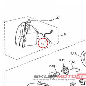 YAMAHA - WIAZKA PRZEW. EL. nr: 5WXH43590000