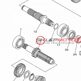 YAMAHA - WALEK SKRZYNI. B. nr: 5XC174110000