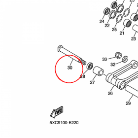YAMAHA - WALEK nr: 5XC221219000