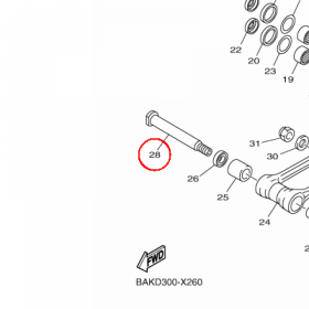YAMAHA - WALEK nr: 5XC221219100