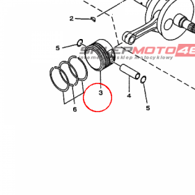 YAMAHA - tlok nr: 5XLE16310000