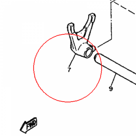 YAMAHA - WODZIK nr: 5Y1185120000