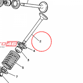 YAMAHA - ZAWOR WYDECH. nr: 5YF121210000