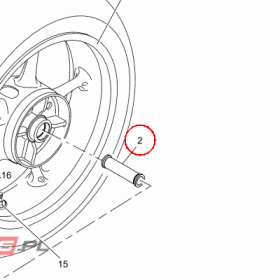 YAMAHA - ZAPINKA nr: 5YKF53170000