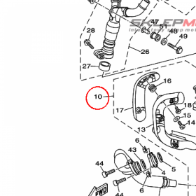 YAMAHA - rura wydech. nr: 5YU146102000